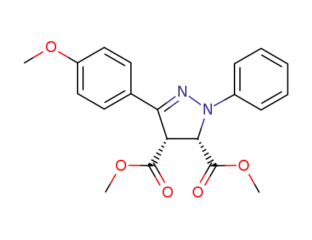 (4SR,5SR)-dimethyl 3-(4-methoxyphenyl)-1-phenyl-4,5-dihydro-1H-pyrazole-4,5-dicarboxylate