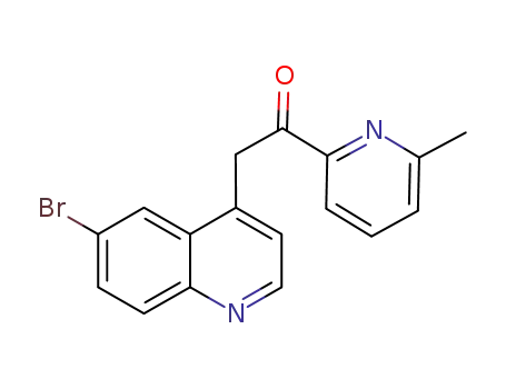 2-(6-bromoquinolin-4-yl)-1-(6-methylpyridin-2-yl)ethan-1-one