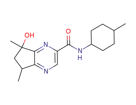 7-hydroxy-5, 7-dimethyl-N-(trans-4-methylcyclohexyl)-6, 7-dihydro-5H-CYCLOPENTA [B] PYRAZINE-2-CARBOXAMIDE