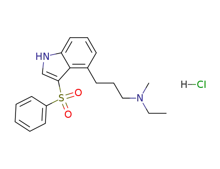 N-ethyl-N-methyl-3-[3-(phenylsulfonyl)-1H-indol-4-yl]propan-1-amine hydrochloride