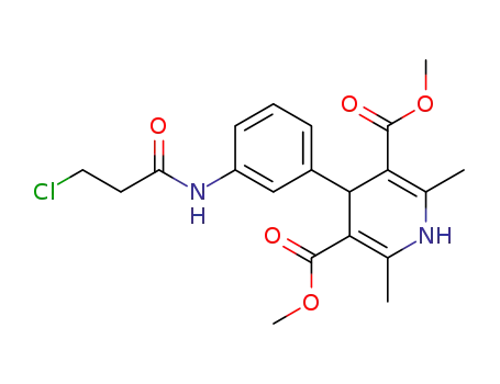1,4-Dihydro-4-[3-[[3-chloro-1-oxo-1-propyl]amino]phenyl]-2,6-dimethyl-3,5-pyridinedicarboxylic acid, dimethyl ester