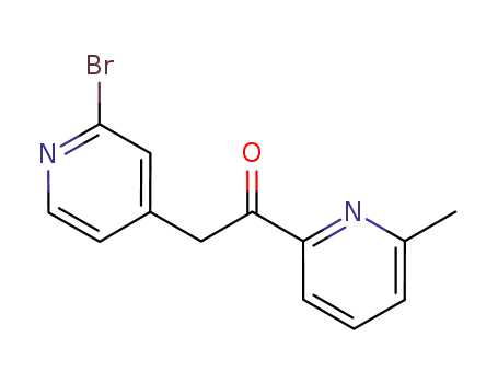 2-(2-bromopyridin-4-yl)-1-(6-methylpyridin-2-yl)ethan-1-one