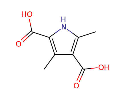 Molecular Structure of 5434-29-7 (3,5-Dimethyl-1H-pyrrole-2,4-dicarboxylic acid)