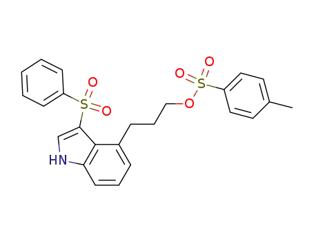 3-[3-(phenylsulfonyl)-1H-indol-4-yl]propyl 4-methylbenzenesulfonate