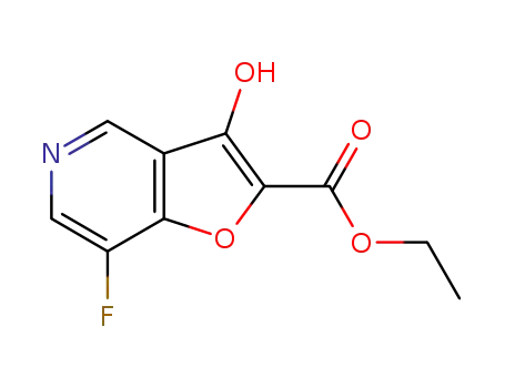 7-fluoro-3-hydroxy-furo[3,2-c]pyridine-2-carboxylic acid ethyl ester