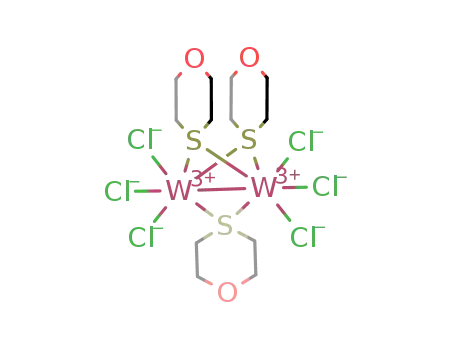 Cl3W(μ-1,4-thioxane)3WCl3