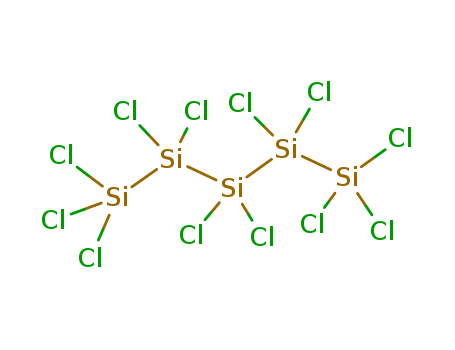 Molecular Structure of 13596-24-2 (Pentasilane, dodecachloro-)