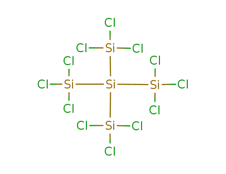 Molecular Structure of 50350-62-4 (TETRAKIS(TRICHLOROSILYL)SILANE)