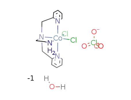 dichloro(N,N-bis(2-pyridylmethyl)ethylenediamine)cobalte(III)perchlorate-water