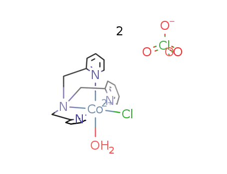 chloro(tris(2-pyridylmethyl)amine)aquacobalt(III) diperchlorate*3.5H2O
