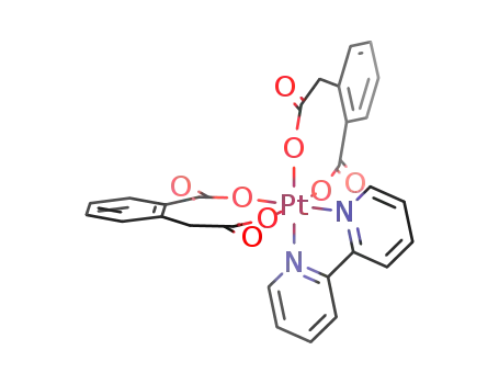 2,2'-bipyridine platinum(IV) homophthalate