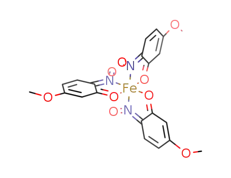 tris(5-methoxybenzo-1-quinone-2-oximato)iron(III)
