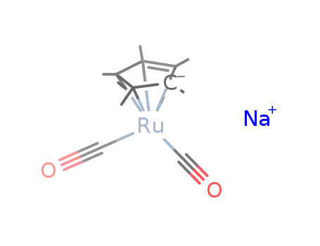 sodium[(η(5)-pentamethylcyclopentadienyl)Ru(CO)2]