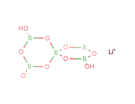 lithium catena-poly{3,4-dihydroxypentaborate-1:5-μ-oxo}