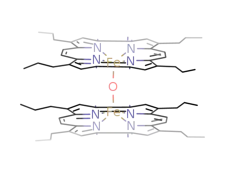 μ-oxodi[iron(III)(2,7,12,17-tetra-n-propylporphycenato)]