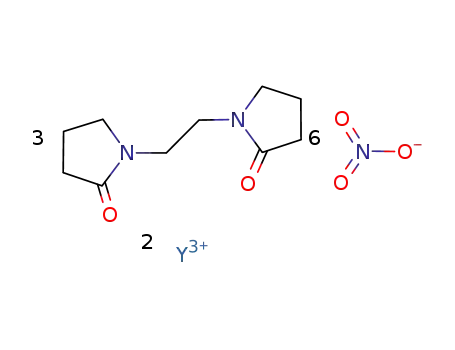 Y2(N,N'-ethylenebis(pyrrolidin-2-one))3(NO3)6