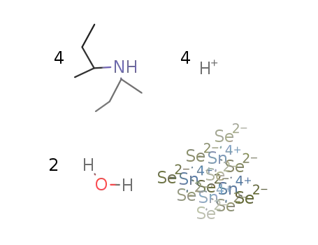tetrakis(di-sec-butylammonium) decaselenidotetrastannanate dihydrate