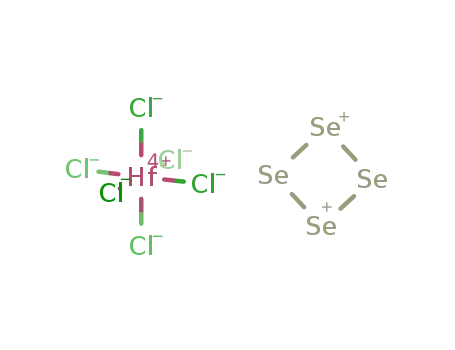 cyclo-tetraselenium(2+) hexachlorohafnate(2-)