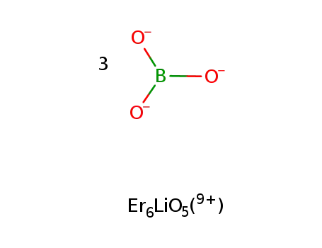 LiEr6O5(9+)*3BO3(3-)=LiEr6O5(BO3)3