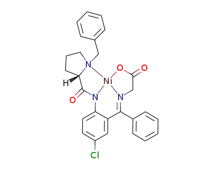 (S)-N-(2-formyl-benzyl-4-chlorophenyl)-1-benzyl-pyrrolidine-2-carboxamide-glycine nickel complex