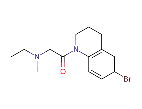 1-(6-bromo-3,4-dihydroquinolin-1(2H)-yl)-2-(ethyl(methyl)amino)ethanone