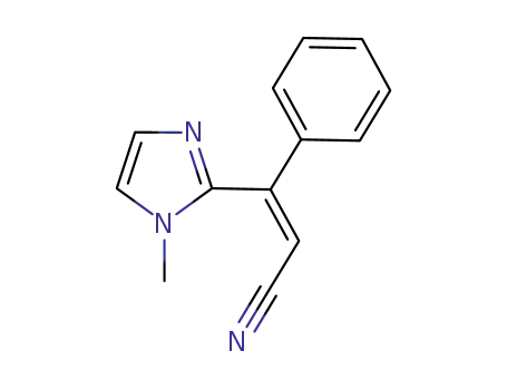 (Z)-3-(1-methyl-1H-imidazol-2-yl)-3-phenyl-2-propenenitrile