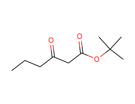 Molecular Structure of 61540-30-5 (Hexanoic acid, 3-oxo-, 1,1-dimethylethyl ester)