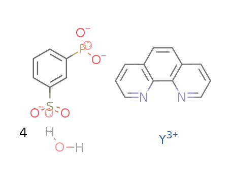 Y(1,10-phenanthroline)(3-phosphonobenzesulfonic acid(3-))(H2O)2*2H2O