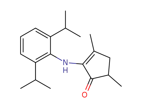 2,(2,6-diisopropylphenylamino)-3,5-dimethylcyclopent-2-enone