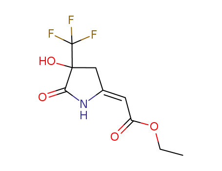 ethyl [4-hydroxy-5-oxo-4-(trifluoromethyl)pyrrolidin-2-ylidene]acetate