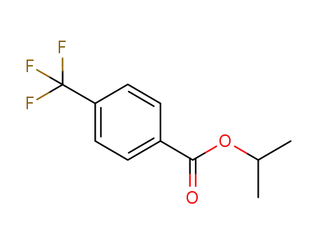 Molecular Structure of 444993-17-3 (Benzoic acid, 4-(trifluoromethyl)-, 1-methylethyl ester)