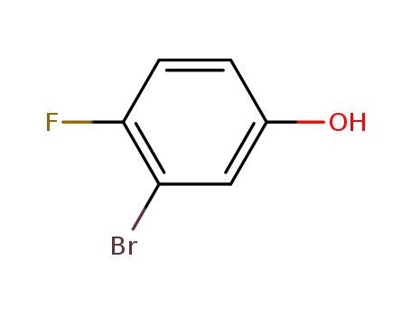 Molecular Structure of 27407-11-0 (3-Bromo-4-fluorophenol)