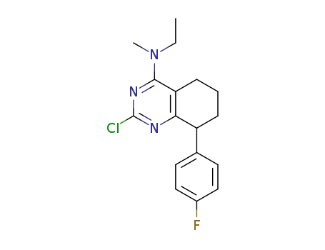 2-chloro-N-ethyl-8-(4-fluorophenyl)-N-methyl-5,6,7,8-tetrahydroquinazolin-4-amine