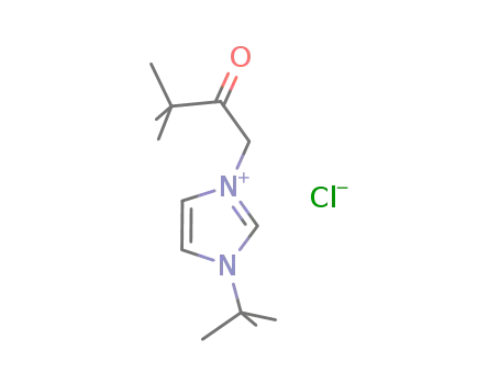 1-(tert-butyl)-3-(3,3-dimethyl-2-oxobutyl)imidazolium chloride