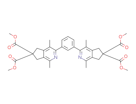 tetramethyl 1,1',4,4'-tetramethyl-3,3'-(1,3-phenylene)bis(6,7-dihydro-5H-cyclopenta[c]pyridine-6,6-dicarboxylate)