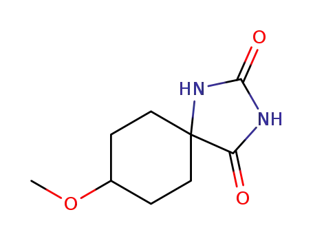 cis-8-methoxy-1,3-diazaspiro[4,5]-decane-2,4-dione