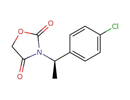 3-[(1R)-1-(4-chlorophenyl)ethyl]oxazolidine-2,4-dione