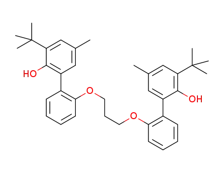 2-tert-butyl-6-[2-[3-[2-(3-tert-butyl-2-hydroxy-5-methylphenyl)phenoxy]propoxy]phenyl]-4-methylphenol