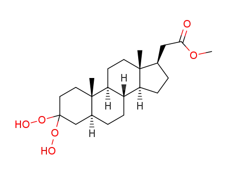 methyl (3,3-bishydroperoxy)-5α-pregnan-17β-acetate