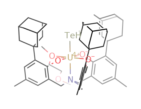 [(tris(2-hydroxy-3-adamantyl-5-methylbenzyl)amine)U(DME)(TeH)]