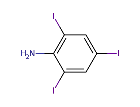 Molecular Structure of 24154-37-8 (2,4,6-TRIIODO-PHENYLAMINE)