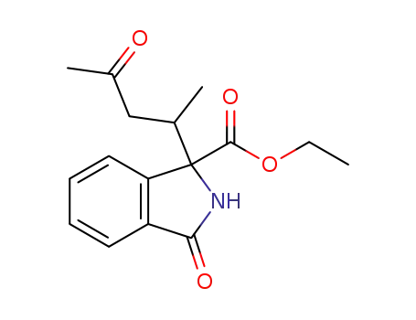 ethyl 3-oxo-1-(4-oxopentan-2-yl)isoindoline-1-carboxylate