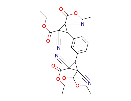 tetraethyl3,3′-(1,3-phenylene)bis(1,2-dicyanocyclopropane-1,2-dicarboxylate)