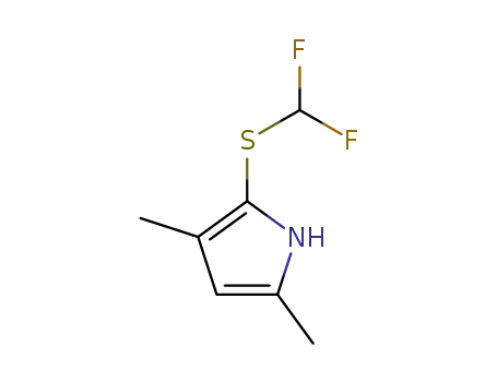 2-((difluoromethyl)thio)-3,5-dimethyl-1H-pyrrole