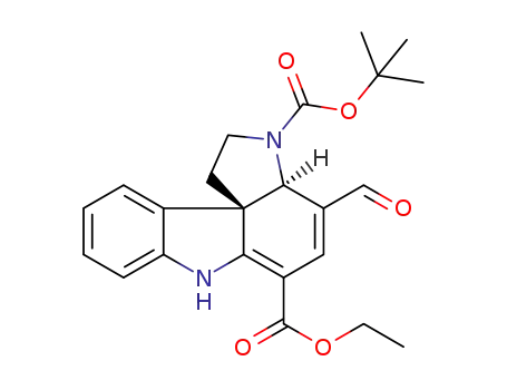 (3aR,11a1R)-3-tert-butyl 6-ethyl 4-formyl-3a,7-dihydro-1H-pyrrolo[2,3-d]carbazole-3,6(2H)-dicarboxylate