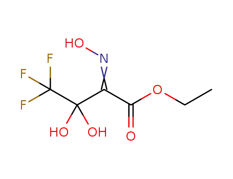 ethyl 4,4,4-trifluoro-3,3-dihydroxy-2-(hydroxyimino)butanoate