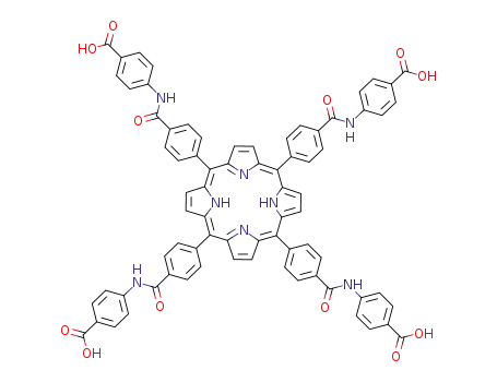 4,4',4'',4'''-((4,4',4'',4'''-(porphyrin-5,10,15,20-tetrayl)tetrakis(benzoyl))tetrakis(azanediyl))tetrabenzoic acid