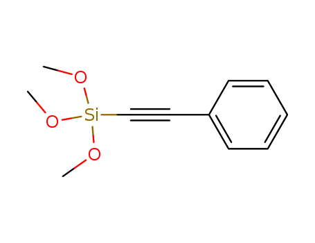 Silane, trimethoxy(phenylethynyl)-