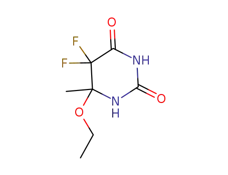 5,5-difluoro-6-ethoxy-6-methyl-5,6-dihydrouracil