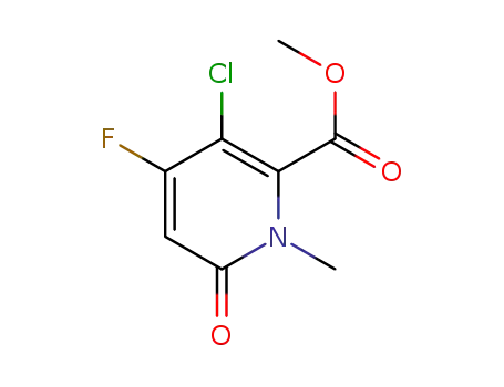 3-chloro-4-fluoro-1-methyl-6-oxo-1,6-dihydropyridine-2-carboxylic acid methyl ester